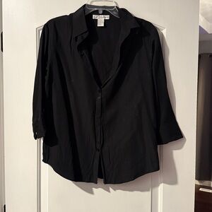 Dressbarn Classic Black Top